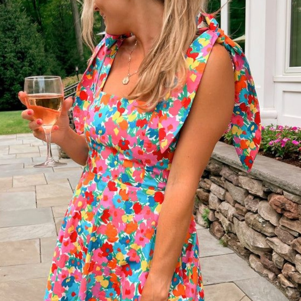 Show Me Your Mumu- Bright Begonias Mini Dress